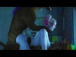 3D Milf Fucked by Animals
