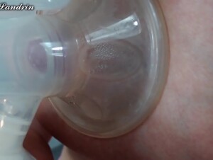 Pumping Her Big Milky Veiny Titties