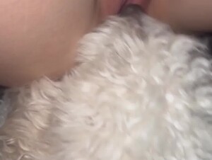 Girlfriend and Dog