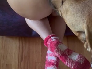 Girlfriend and Dog