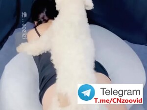 Chinese 28yo woman first try dog 1